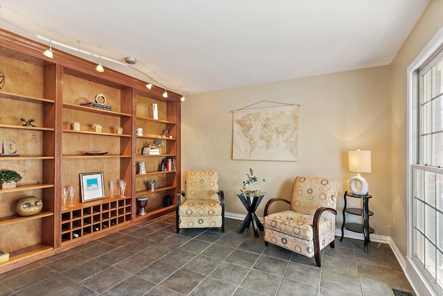 105 Devonshire Dr, Dekalb, IL 60115 - sitting room featuring baseboards and track lighting