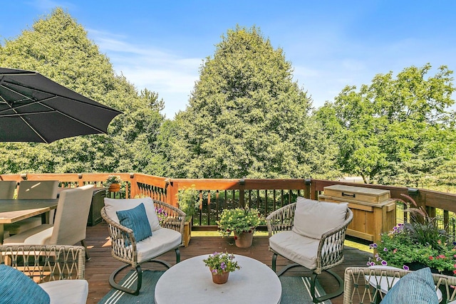105 Devonshire Dr, Dekalb, IL 60115 - deck featuring outdoor dining space