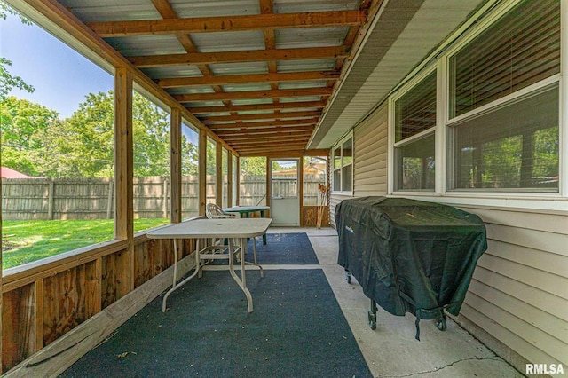 145 White Ave, Lincoln, IL 62656 - sunroom with healthy amount of natural light