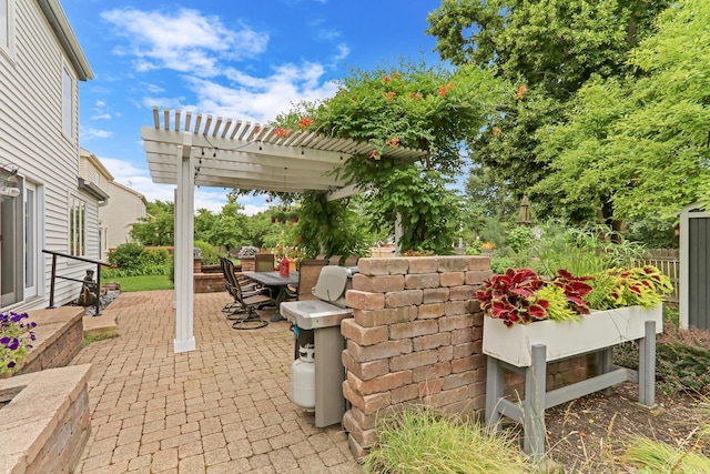 330 Dorchester Ln, Grayslake, IL 60030 - view of patio featuring a pergola and outdoor dining area