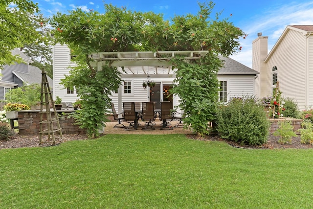 330 Dorchester Ln, Grayslake, IL 60030 - back of house with a lawn and a patio