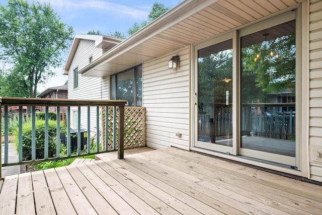 1219 Nicki Dr, Bloomington, IL 61704 - view of wooden terrace