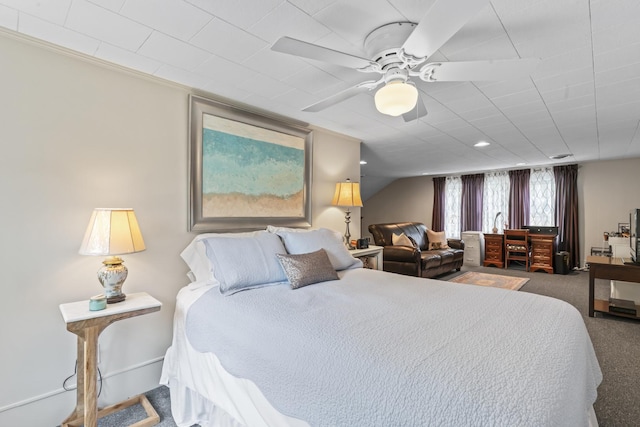 321 W Chebanse Ave, Chebanse, IL 60922 - carpeted bedroom with ceiling fan