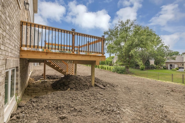 16540 Pear Ave, Orland Park, IL 60467 - view of yard with a wooden deck