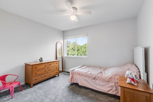 1356 Geneva Ln, Cary, IL 60013 - bedroom featuring carpet and a ceiling fan