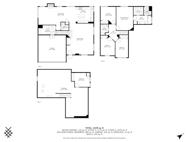 1356 Geneva Ln, Cary, IL 60013 - view of property floor plan