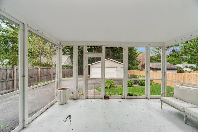 72 Atteridge Rd, Lake Forest, IL 60045 - unfurnished sunroom with an outdoor living space