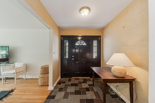 72 Atteridge Rd, Lake Forest, IL 60045 - entryway featuring wood finished floors and baseboards