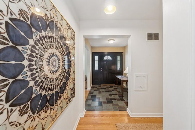 72 Atteridge Rd, Lake Forest, IL 60045 - entrance foyer featuring baseboards and wood finished floors