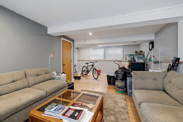125 E Robinhood Way, Bolingbrook, IL 60440 - living room with wood finished floors and recessed lighting
