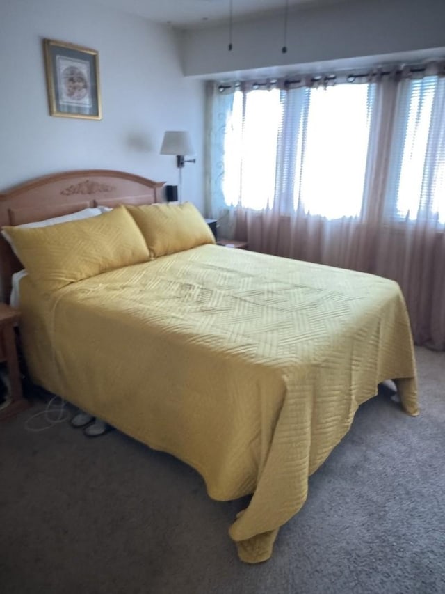 bedroom with carpet flooring