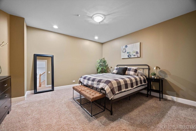 25660 N Countryside Dr, Lake Barrington, IL 60010 - bedroom with light colored carpet and recessed lighting