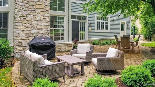 25660 N Countryside Dr, Lake Barrington, IL 60010 - view of patio with grilling area