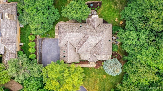 25660 N Countryside Dr, Lake Barrington, IL 60010 - view from above of property