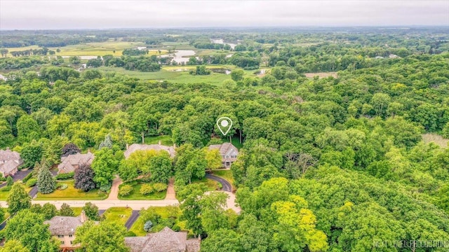 25660 N Countryside Dr, Lake Barrington, IL 60010 - drone / aerial view of a heavily wooded area