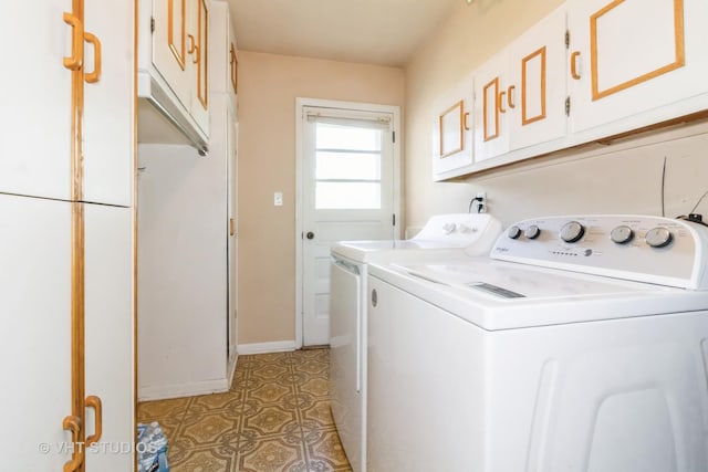 19705 Glennell Ave, Mokena, IL 60448 - washroom with washer and clothes dryer and cabinet space
