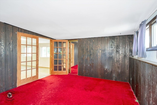 7235 174th Pl, Tinley Park, IL 60477 - empty room with wooden walls and carpet