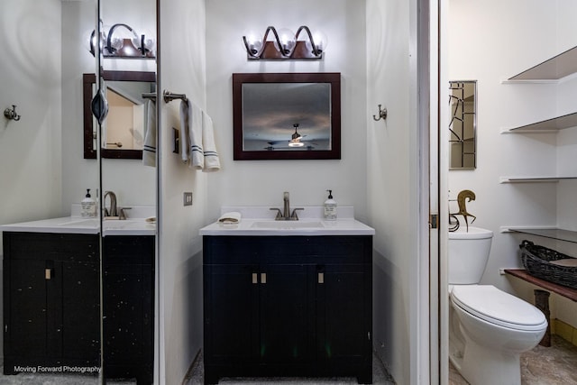 11207 Cottonwood Dr Unit 21C, Palos Hills, IL 60465 - full bathroom with vanity and toilet