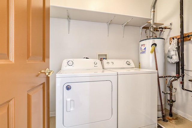 2559 Lincoln Park Ct Unit 2559, Crest Hill, IL 60403 - laundry area with washing machine and clothes dryer and gas water heater
