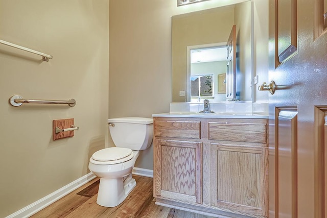 2559 Lincoln Park Ct Unit 2559, Crest Hill, IL 60403 - half bath with vanity and wood finished floors