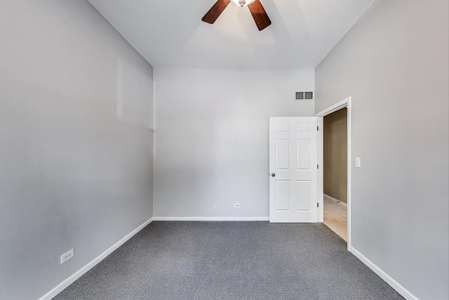 7501 Brown Ave Unit 3C, Forest Park, IL 60130 - carpeted empty room with a ceiling fan and baseboards