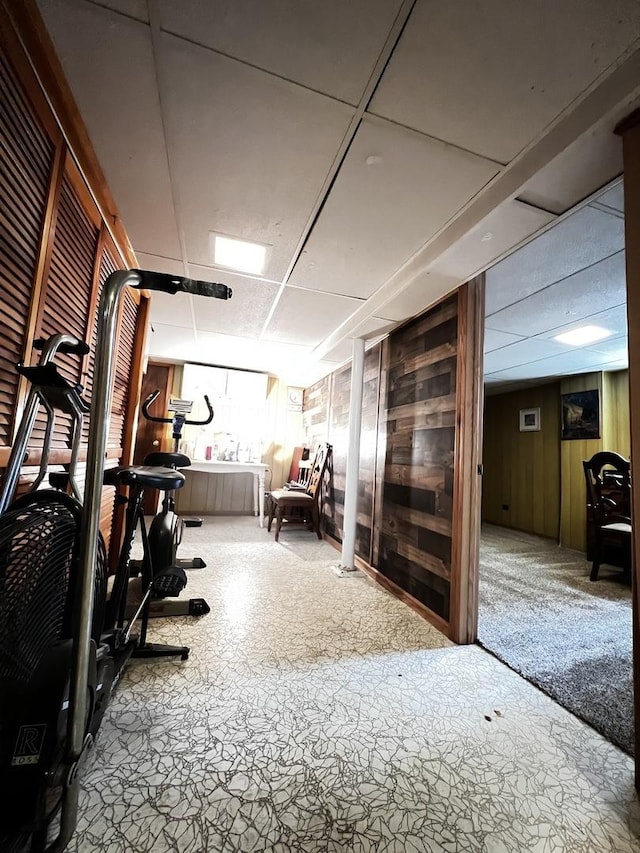 3506 N Rutherford Ave, Chicago, IL 60634 - workout room with carpet
