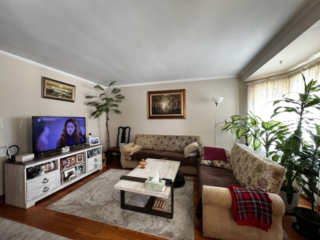 3506 N Rutherford Ave, Chicago, IL 60634 - living area featuring wood finished floors and ornamental molding