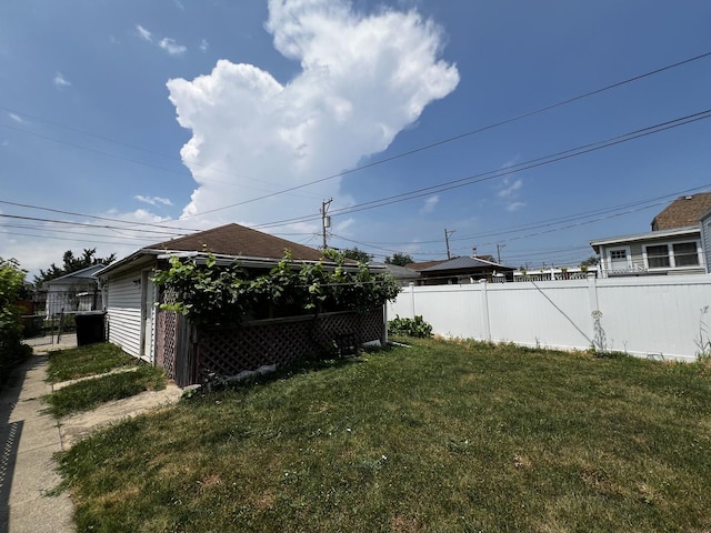 3506 N Rutherford Ave, Chicago, IL 60634 - view of yard