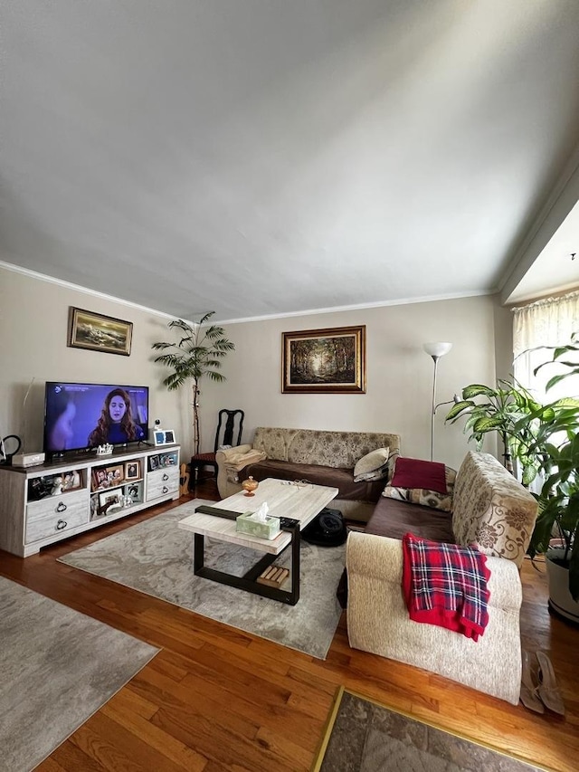 3506 N Rutherford Ave, Chicago, IL 60634 - living area with crown molding and wood finished floors