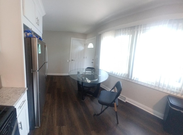 3114 W 163rd St, Markham, IL 60428 - dining room with dark wood-style floors