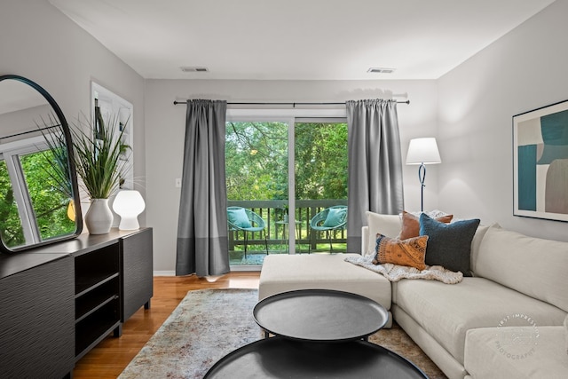 29W440 Emerald Green Dr Unit 25-F, Warrenville, IL 60555 - living area with wood finished floors