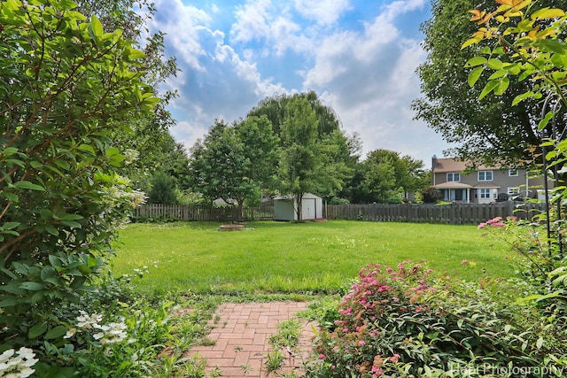 232 Bobolink Dr, Grayslake, IL 60030 - fenced backyard with a shed