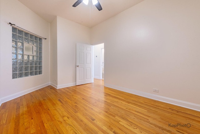 2318 S Central Park Ave Unit 101, Chicago, IL 60623 - spare room featuring light wood-type flooring and ceiling fan