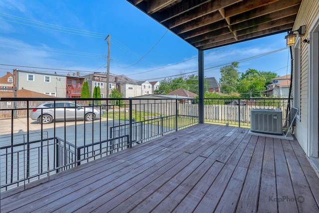 2318 S Central Park Ave Unit 101, Chicago, IL 60623 - deck with a residential view
