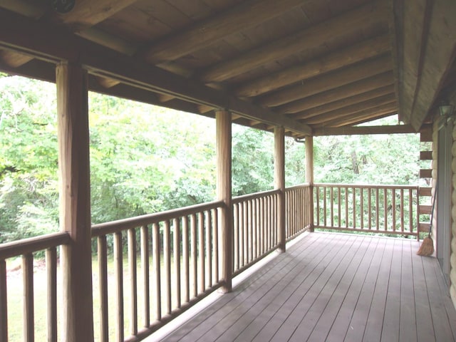 26901 W Burkhart Ln, Ingleside, IL 60041 - view of wooden terrace
