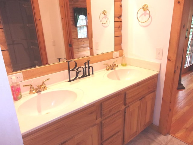 26901 W Burkhart Ln, Ingleside, IL 60041 - full bath featuring double vanity and healthy amount of natural light