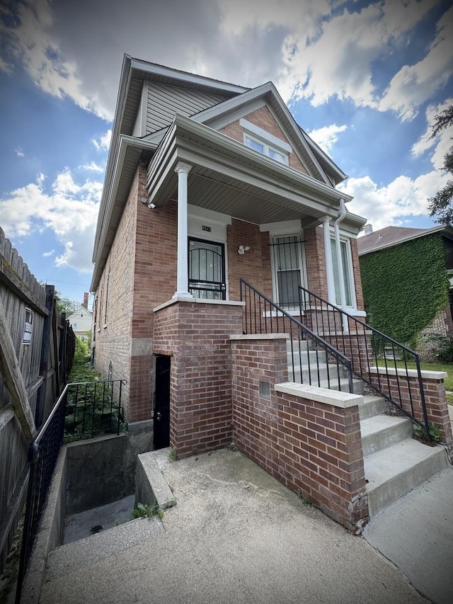 8513 S Sangamon St, Chicago, IL 60620 - view of front of house with brick siding