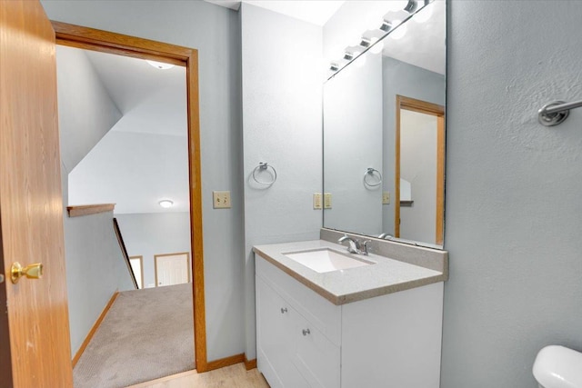 390 Madeline Trl, Rockford, IL 61107 - bathroom featuring vanity and a textured wall