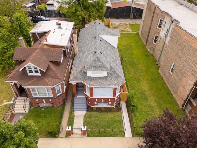 7253 S Marshfield Ave, Chicago, IL 60636 - aerial view of property and surrounding area