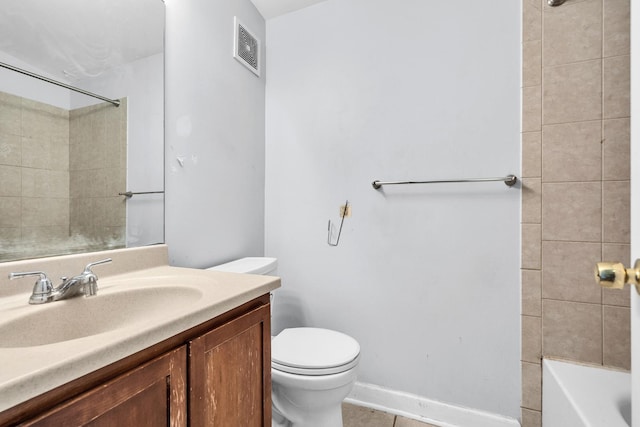 2059 Pine St Unit D, Des Plaines, IL 60018 - full bath with vanity and tile patterned floors