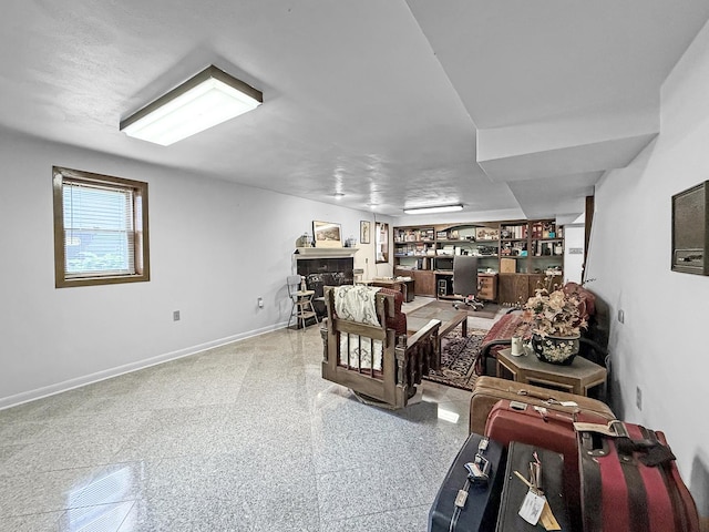 1607 Parkside Ct, Freeport, IL 61032 - living room featuring baseboards