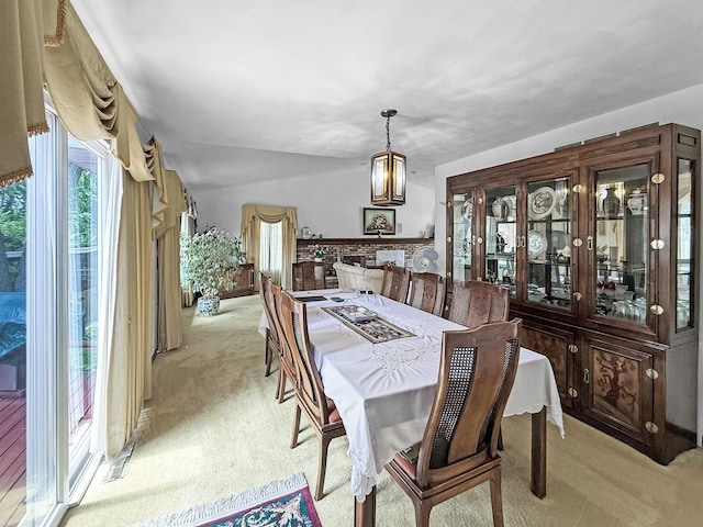 1607 Parkside Ct, Freeport, IL 61032 - dining space featuring light carpet