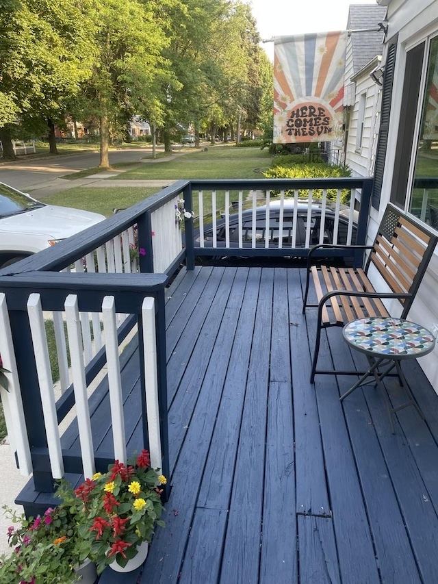 111 Earl Ave, Joliet, IL 60436 - view of wooden porch