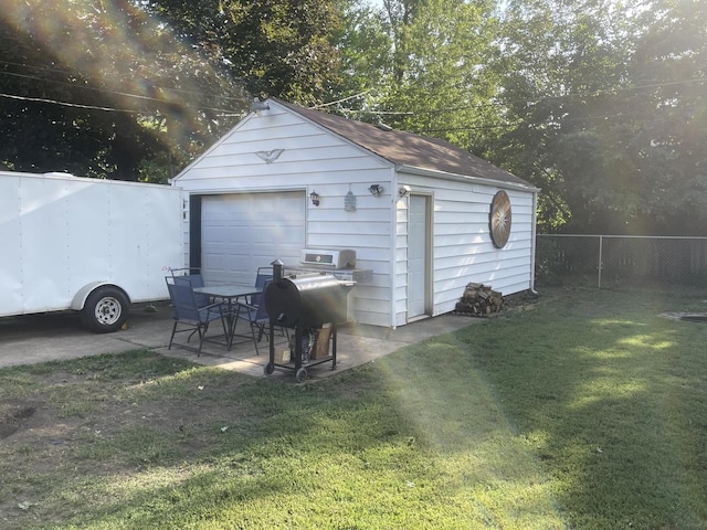 111 Earl Ave, Joliet, IL 60436 - view of detached garage