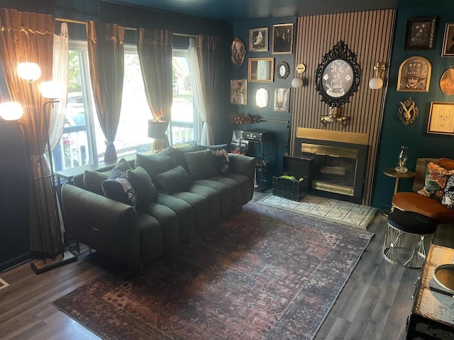 111 Earl Ave, Joliet, IL 60436 - living room featuring wood finished floors