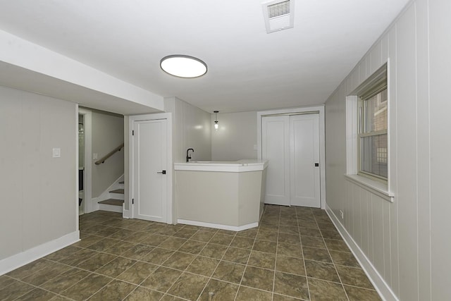 5848 N Drake Ave, Chicago, IL 60659 - finished below grade area with baseboards and stairs
