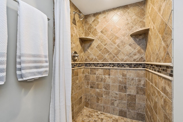 8378 Dunmore Dr, Tinley Park, IL 60487 - bathroom featuring a tile shower