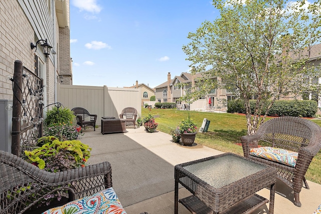 8378 Dunmore Dr, Tinley Park, IL 60487 - view of patio with a residential view