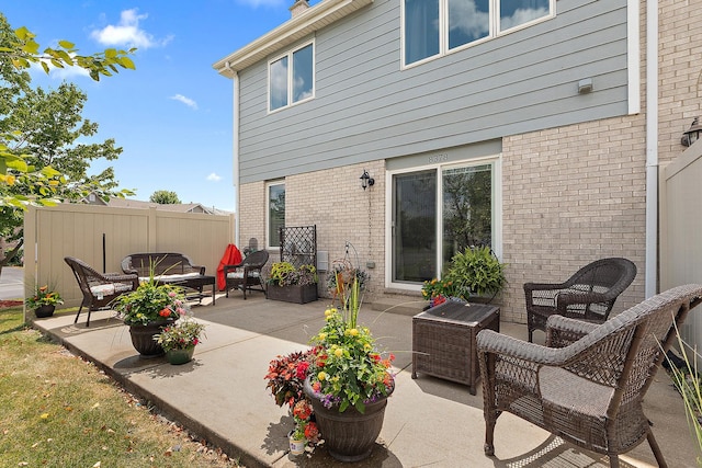 8378 Dunmore Dr, Tinley Park, IL 60487 - view of patio / terrace with outdoor lounge area