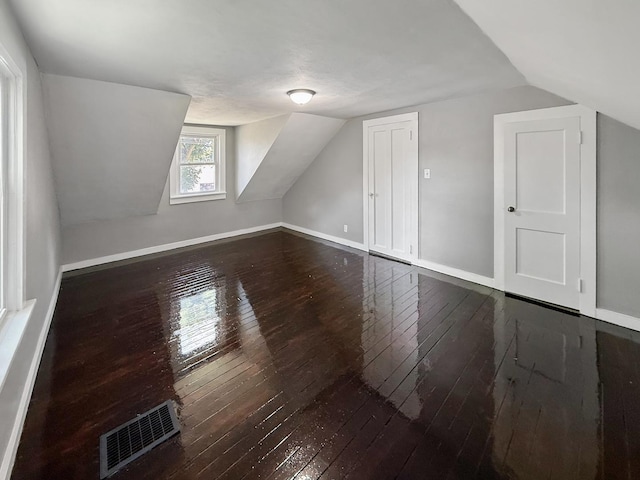 309 W S St, Pearl City, IL 61062 - bonus room with hardwood / wood-style floors and vaulted ceiling